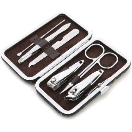 Trousse de Manucure 7 en 1 - Marron