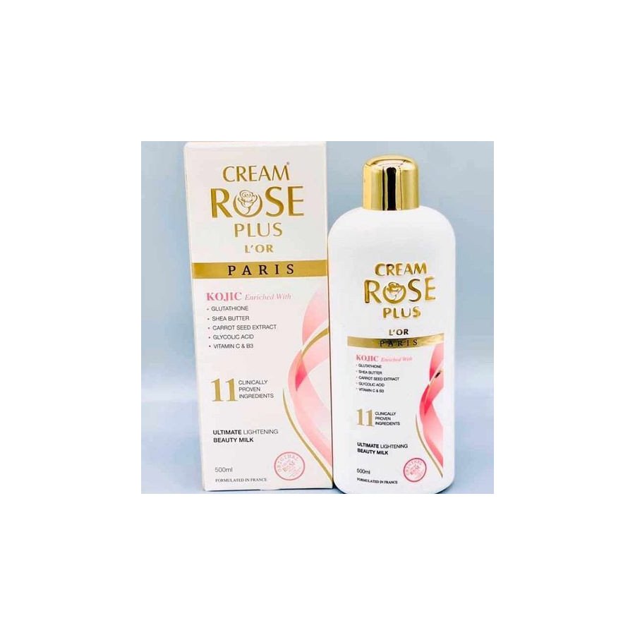 Lait cream rose Plus l'or Kojic - 500 ml