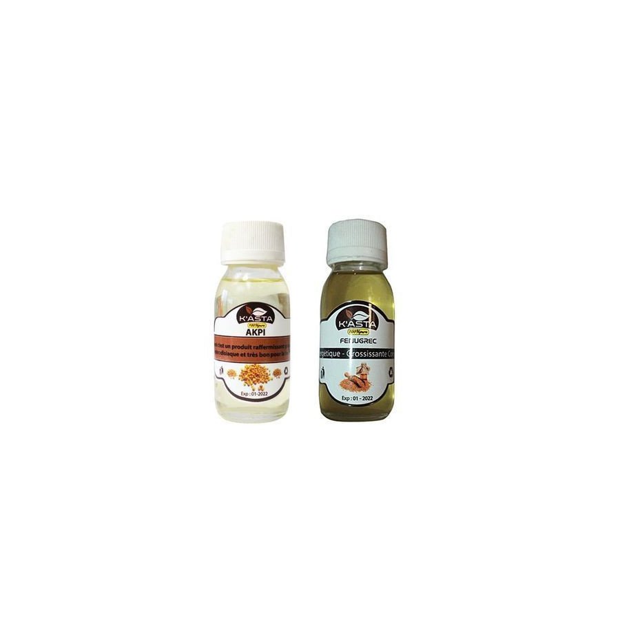 Pack Grossissant - Huile fenugrec 30ml + Huile Akpi 30ml