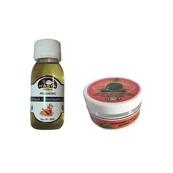 Pack Grossissant - Pommade Grossissant 3 en 1 150 gr + Huile Fenugrec 30 ml