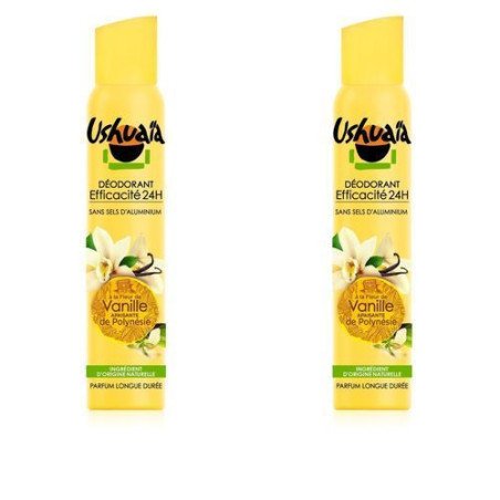 Lot de 2 Déodorants Atomiseur Vanille - 200 ml