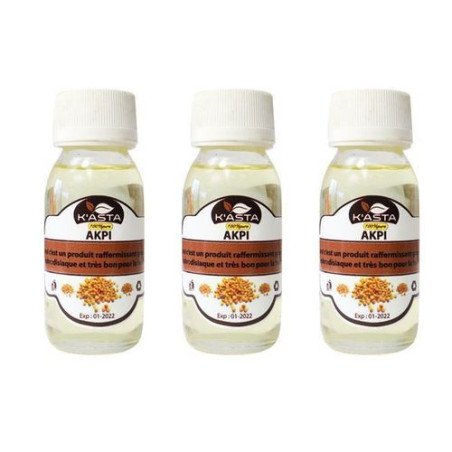 Lot de 3 Huile De akpi 30ml 100% Naturelle