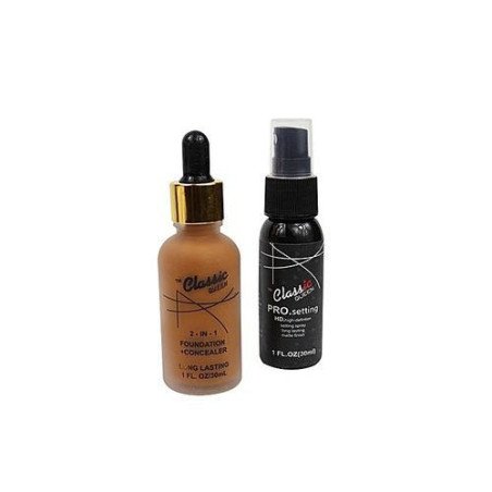 Pack de Fond de Teint & Fixateur de Maquillage 2 en 1 - 50 ml N°4