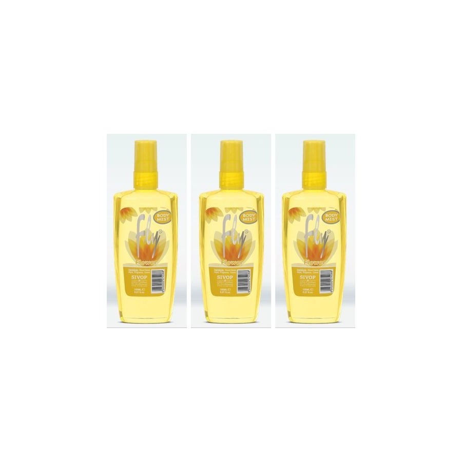 Lot de 3 Parfum Fly flower 150 ml