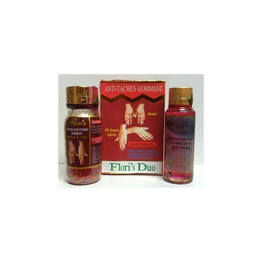 Brand New Flori’s Duo - Anti-Taches Gommant - Lotion Et Serum - Lotion 20 ml Serum 30 ml Brand New Flori’s Duo - Anti-Taches Gommant - Lotion Et Serum - Lotion 20 ml Serum 30 ml