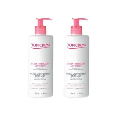 Pack de 2 Laits de Corps Topicrem - 500ml×2