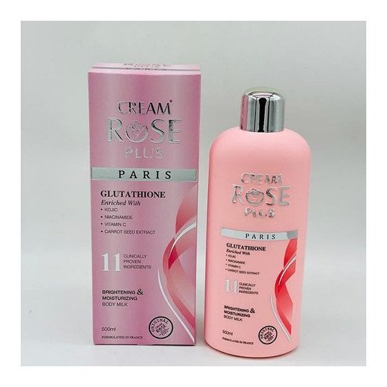 Lait cream rose Plus l'or glutathion - 500 ml