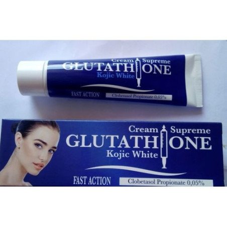 Glutathione Tube crème suprême kojic WHITE Action rapide