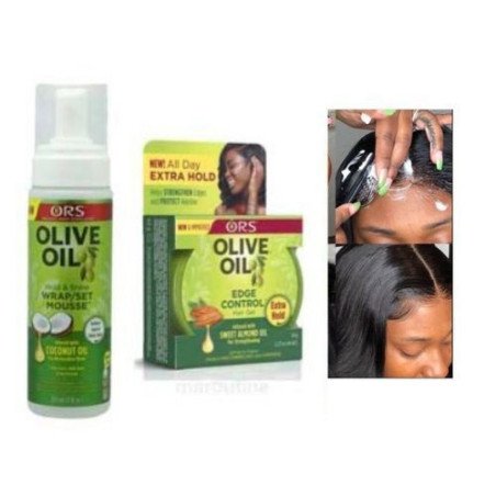 2 in 1 Mousse Coiffante- Olive Oil - Coconut oil + Gel