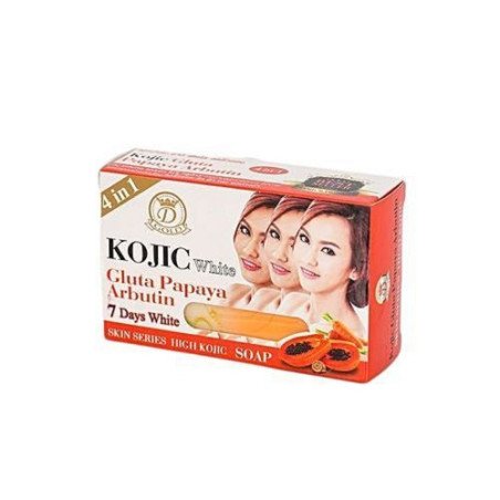 Savon Kojic  Papaye Miel 4 × 1 Éclaircissant Bio - 160 Gr