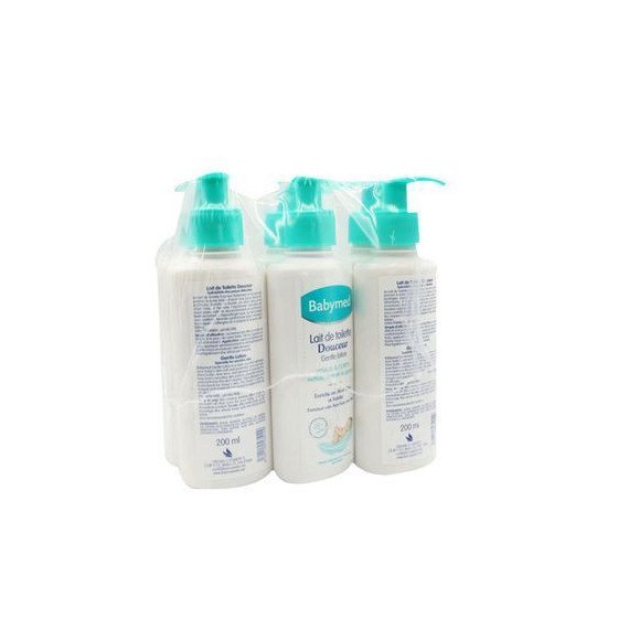 Pack de 6 Lait de toilette Douceur Babymed de 200ml