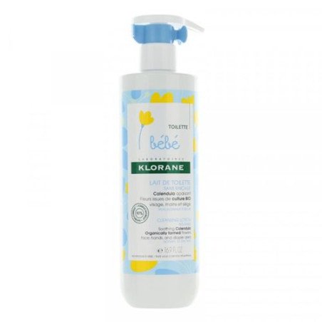 Klorane Bébé lait de toilette Visage, main et siège