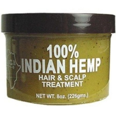 Indian Hemp - Traitement des Cheveux et du Cuir Chevelu au Chanvre Indien - 226 Gr