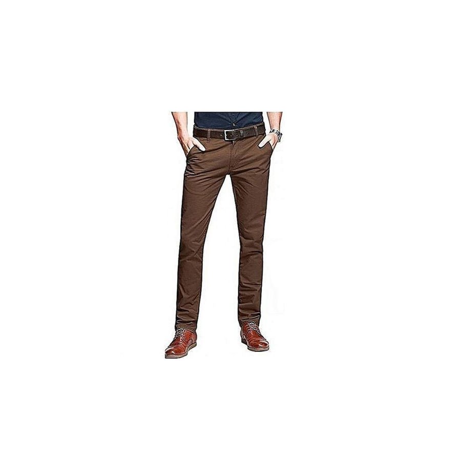 Pantalon Kaki - Marron Tabac