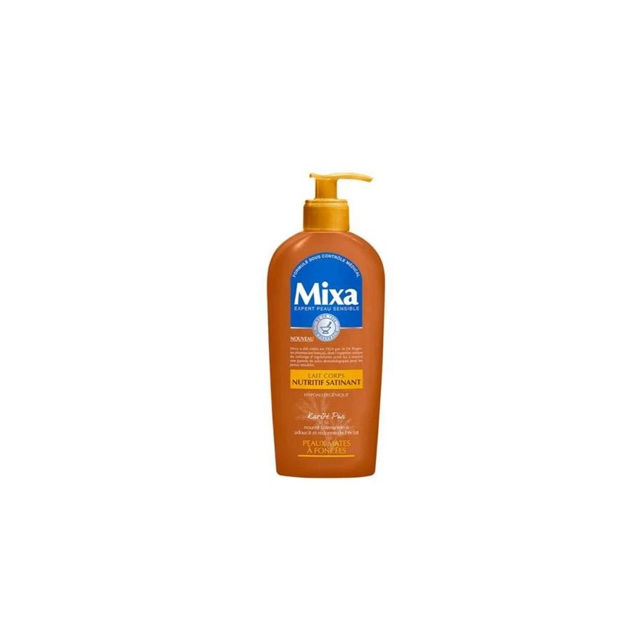 Pack Teint Marron Caramel Lait mixa 250 ml + Sérum aux AHA