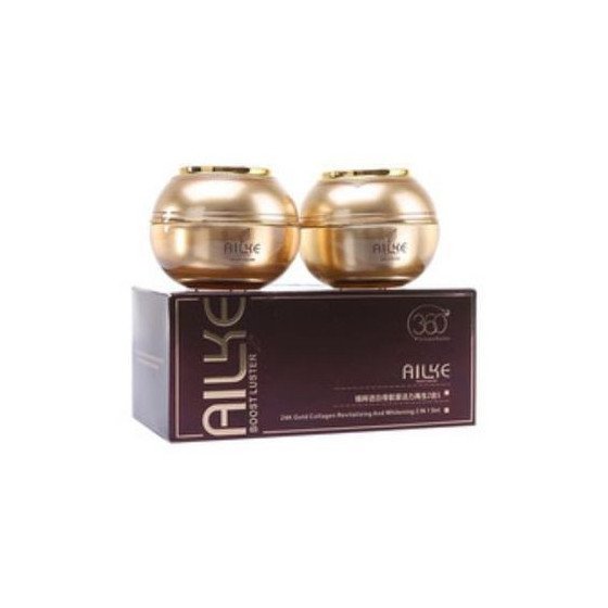 Ailke Crème Visage marron foncé- Matin, Soir - 2 x 25 Gr