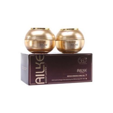 Ailke Crème Visage marron foncé- Matin, Soir - 2 x 25 Gr