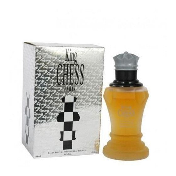 Parfum eau  King Chess gris  Pour Homme - 100ml