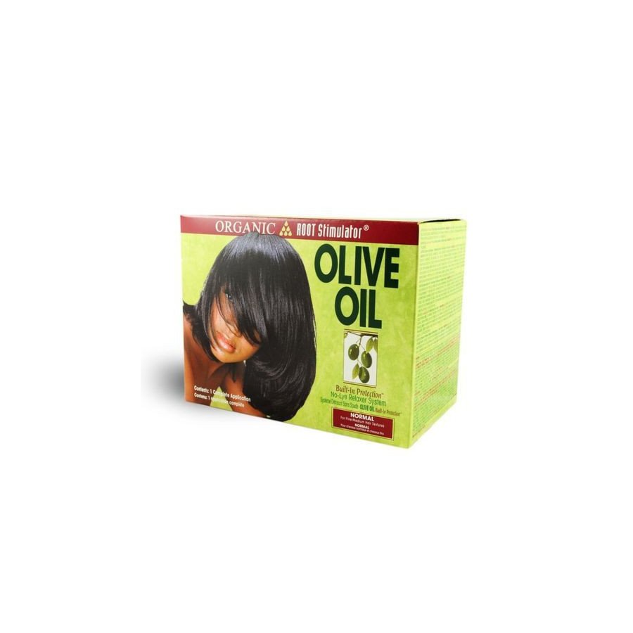 ORS HUILE D'OLIVE BUILT-IN PROTECTION Systeme de cheveux défrisant sans Soude