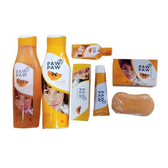 Gamme De Soin Corporel Clarifiant A La Papaye Riche En Vitamine E "PAW PAW"