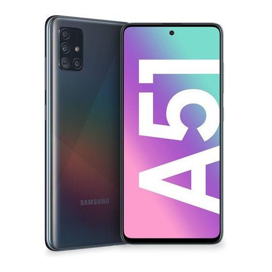 Galaxy A51 - 6.5" - Double SIM - ROM 128GB - RAM 4GB - Camera 48+12+5/5MP - Noir