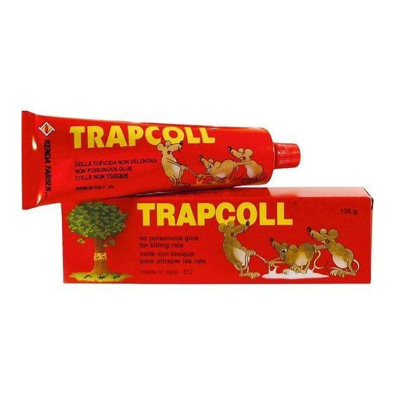 2 pieces Trapcoll Piège à colle pour rongeurs et rats 135grs