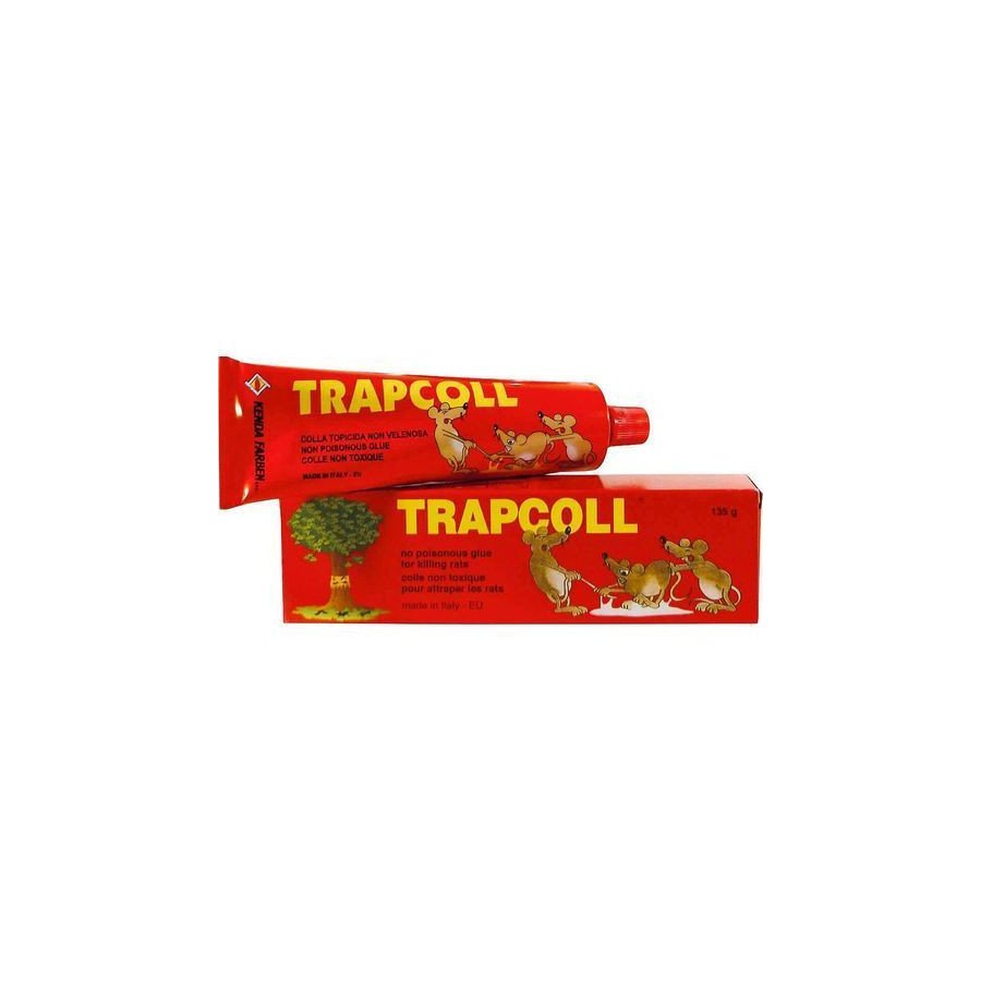 2 pieces Trapcoll Piège à colle pour rongeurs et rats 135grs