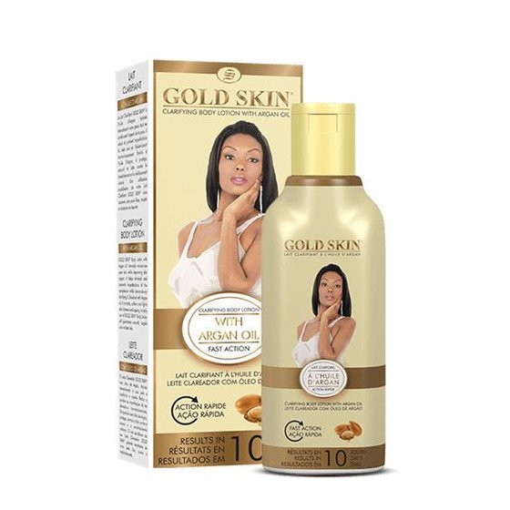 Lait Clarifiant Gold Skin à l'Huile d'Argan - 500 ml