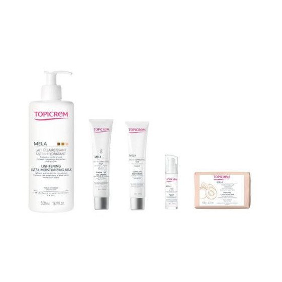 Gamme Eclaircissant complète-Lait+Crèmejour+Crème Nuit + Sérum + Savon